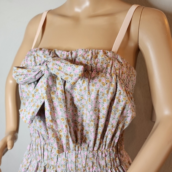 J. Crew floral mini dress.  Puff skirt. Elastic waist. Pockets.  Women's size XS - Picture 10 of 16